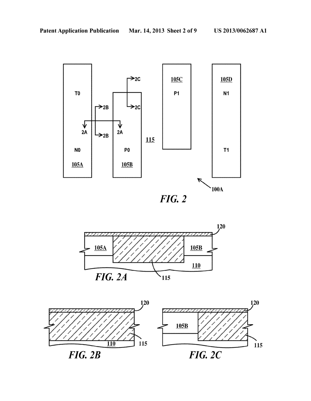 SRAM CELL HAVING RECESSED STORAGE NODE CONNECTIONS AND METHOD OF     FABRICATING SAME - diagram, schematic, and image 03