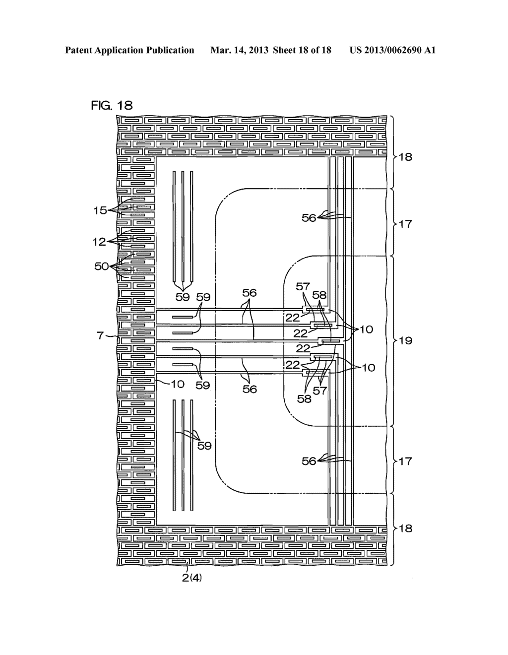 SEMICONDUCTOR DEVICE, AND MANUFACTURING METHOD FOR SAME - diagram, schematic, and image 19