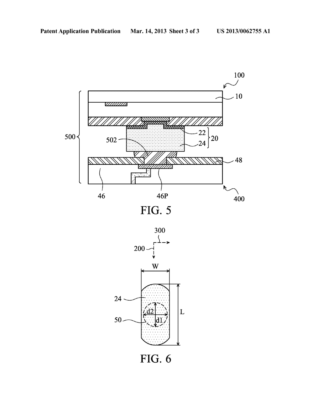 ELONGATED BUMP STRUCTURE IN SEMICONDUCTOR DEVICE - diagram, schematic, and image 04