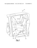 STOWABLE SEAT ARRANGEMENT FOR A MOTOR VEHICLE diagram and image