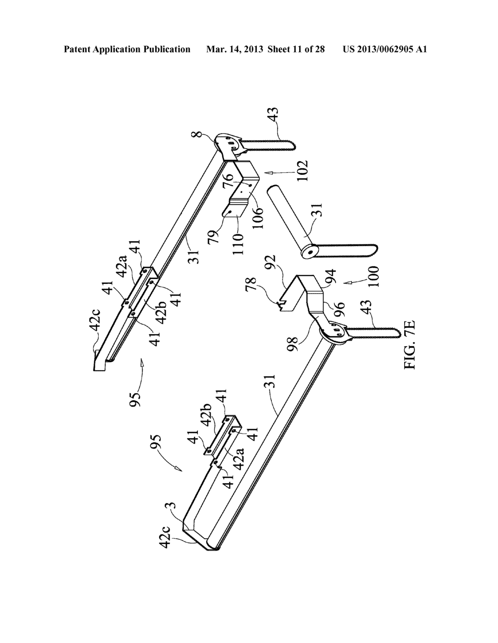 Mechanized or Motored Retractable Enclosure Panels and Their Support     Brackets - diagram, schematic, and image 12