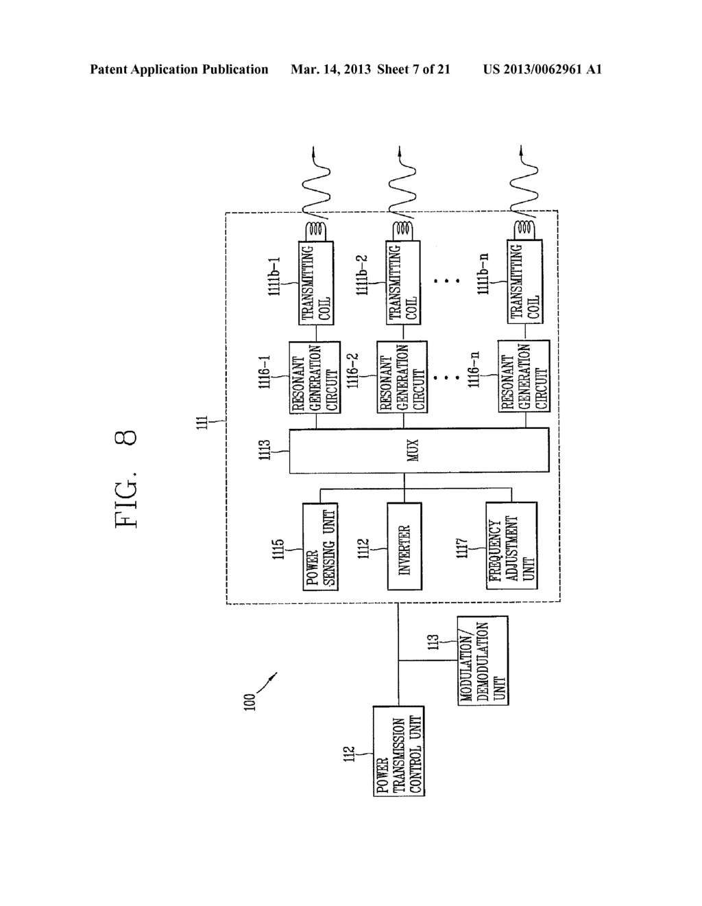 WIRELESS POWER SYSTEM AND RESONANT FREQUENCY CHANGING METHOD THEREOF - diagram, schematic, and image 08