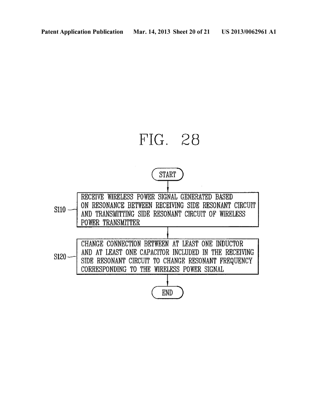 WIRELESS POWER SYSTEM AND RESONANT FREQUENCY CHANGING METHOD THEREOF - diagram, schematic, and image 21