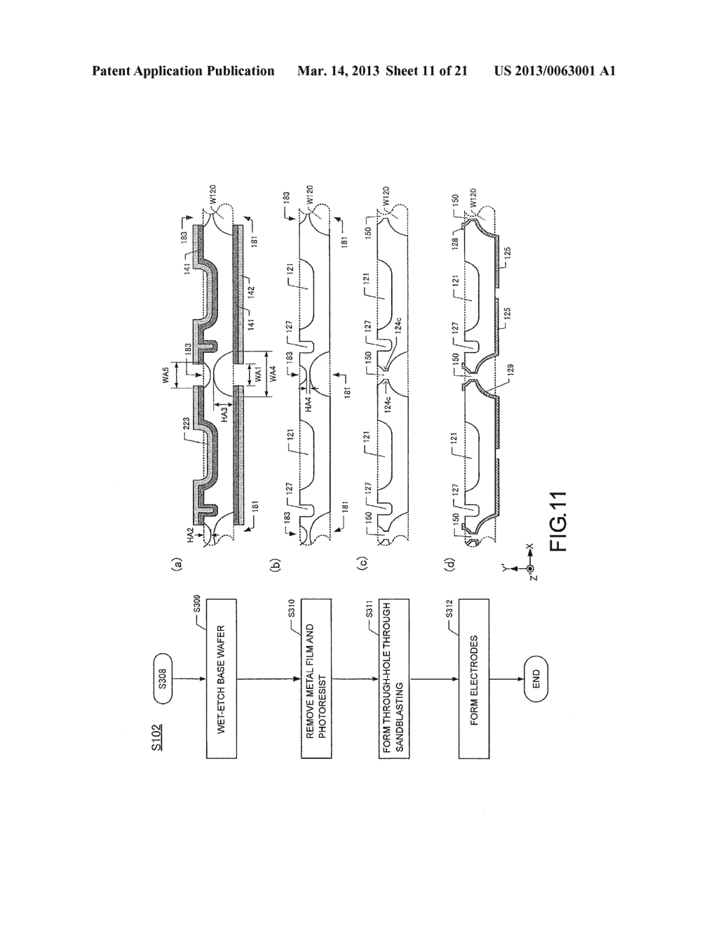 PIEZOELECTRIC DEVICE AND METHOD OF MANUFACTURING PIEZOELECTRIC DEVICE - diagram, schematic, and image 12