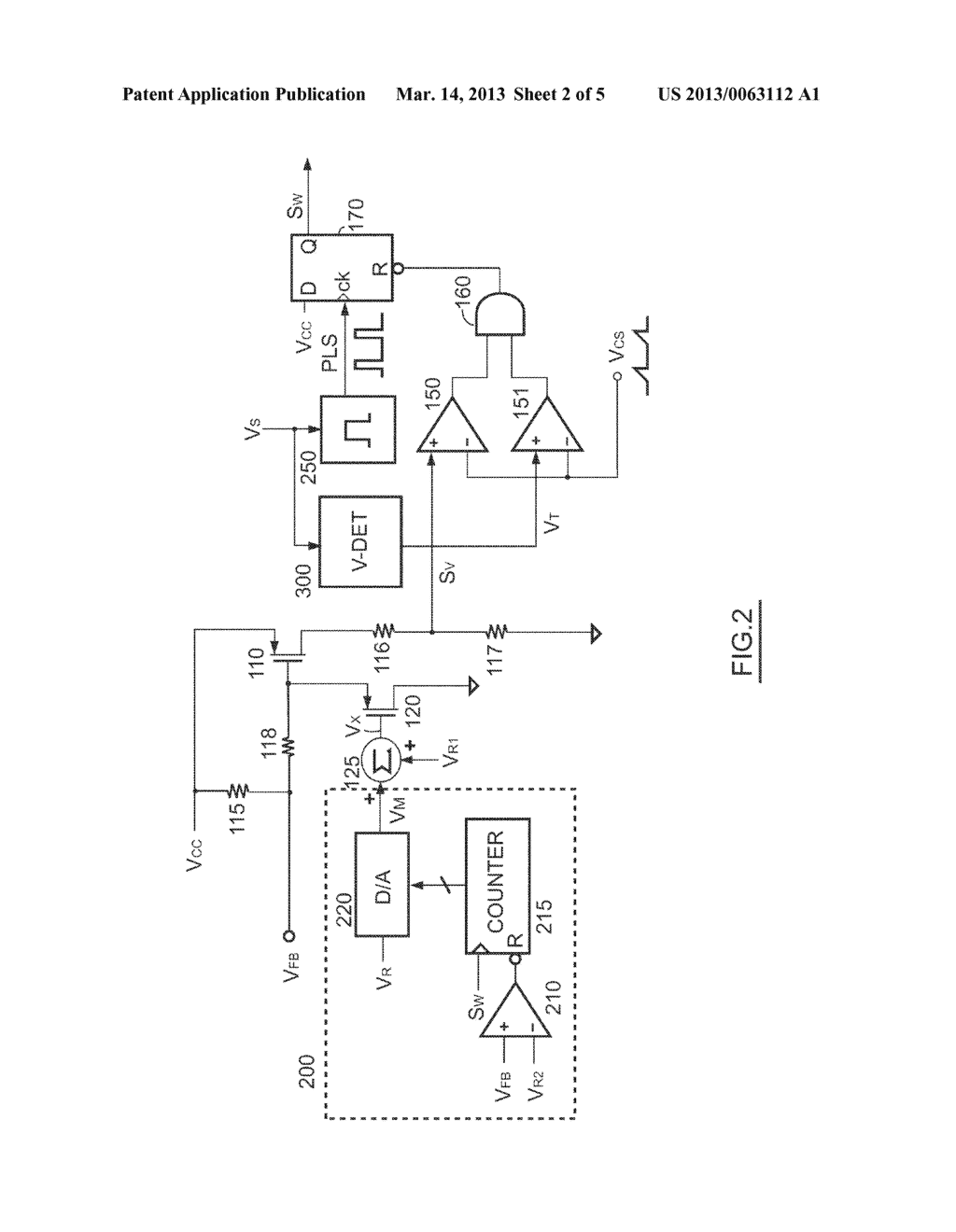 CONTROLLER AND POWER CONVERTER USING THE SAME FOR CLAMPING MAXIMUM     SWITCHING CURRENT OF POWER CONVERTER - diagram, schematic, and image 03