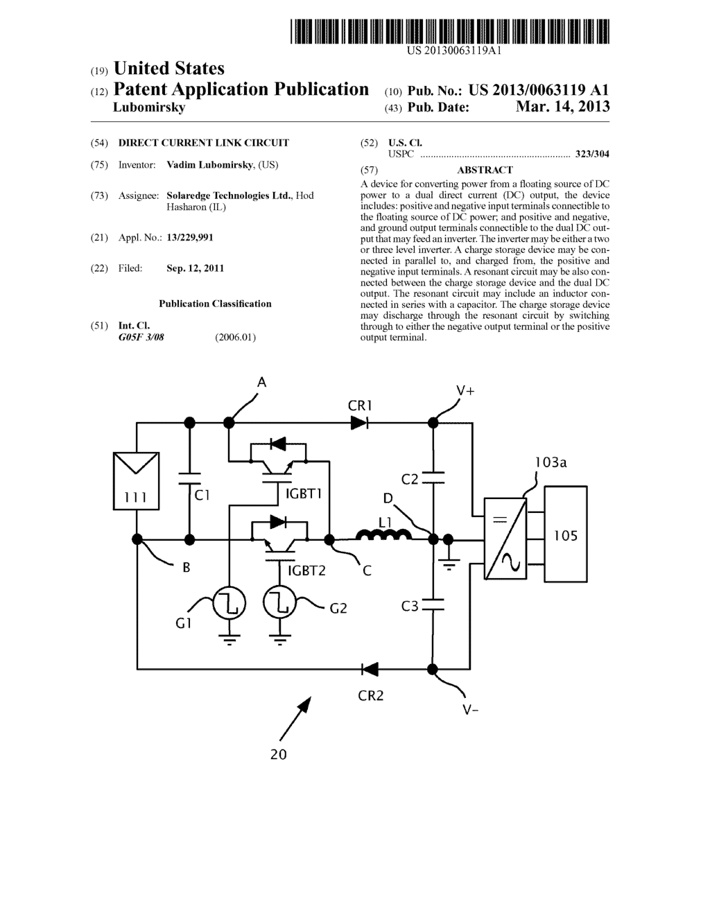 Direct current link circuit - diagram, schematic, and image 01