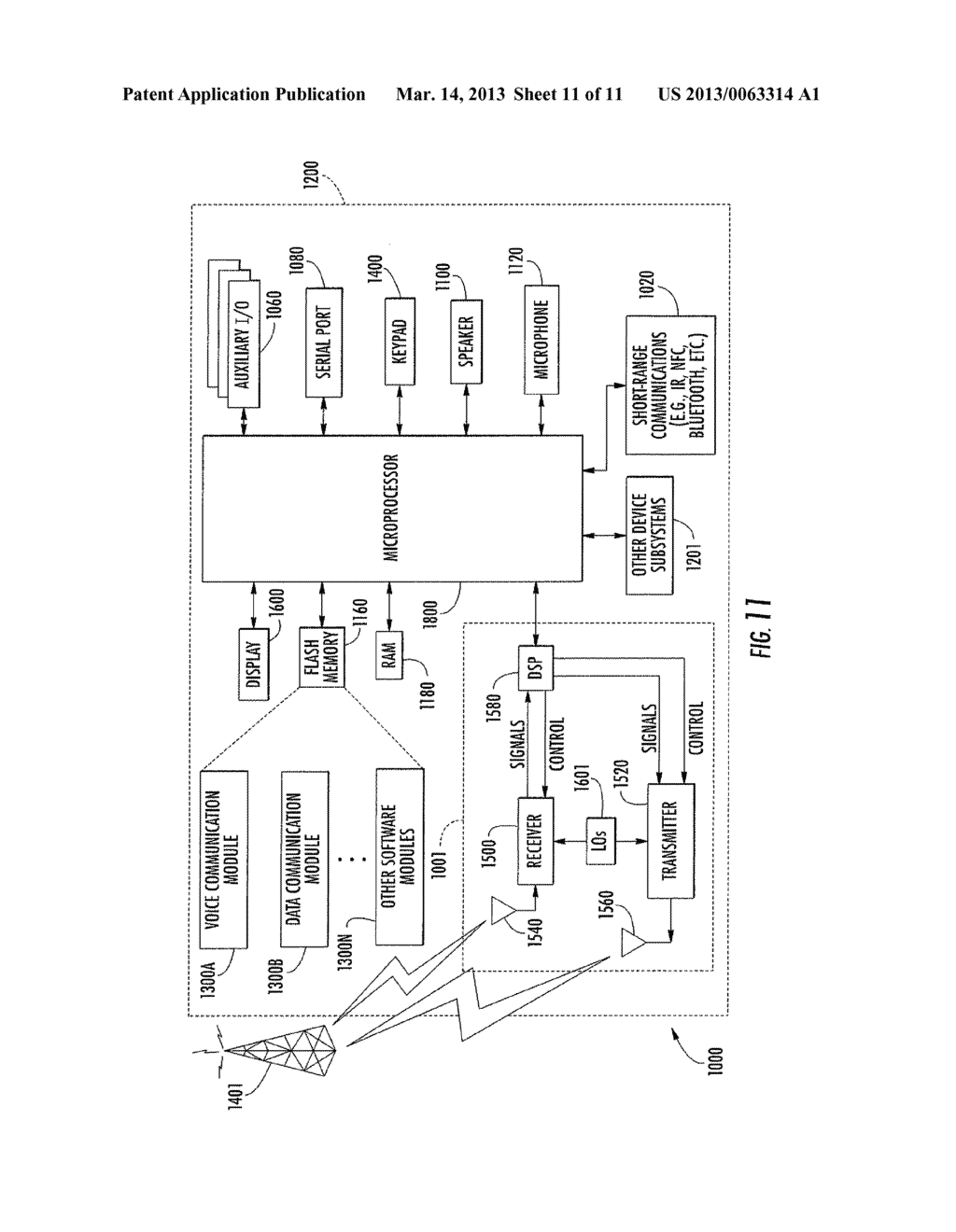 MOBILE WIRELESS COMMUNICATIONS DEVICE INCLUDING A SLOT ANTENNA AND RELATED     METHODS - diagram, schematic, and image 12