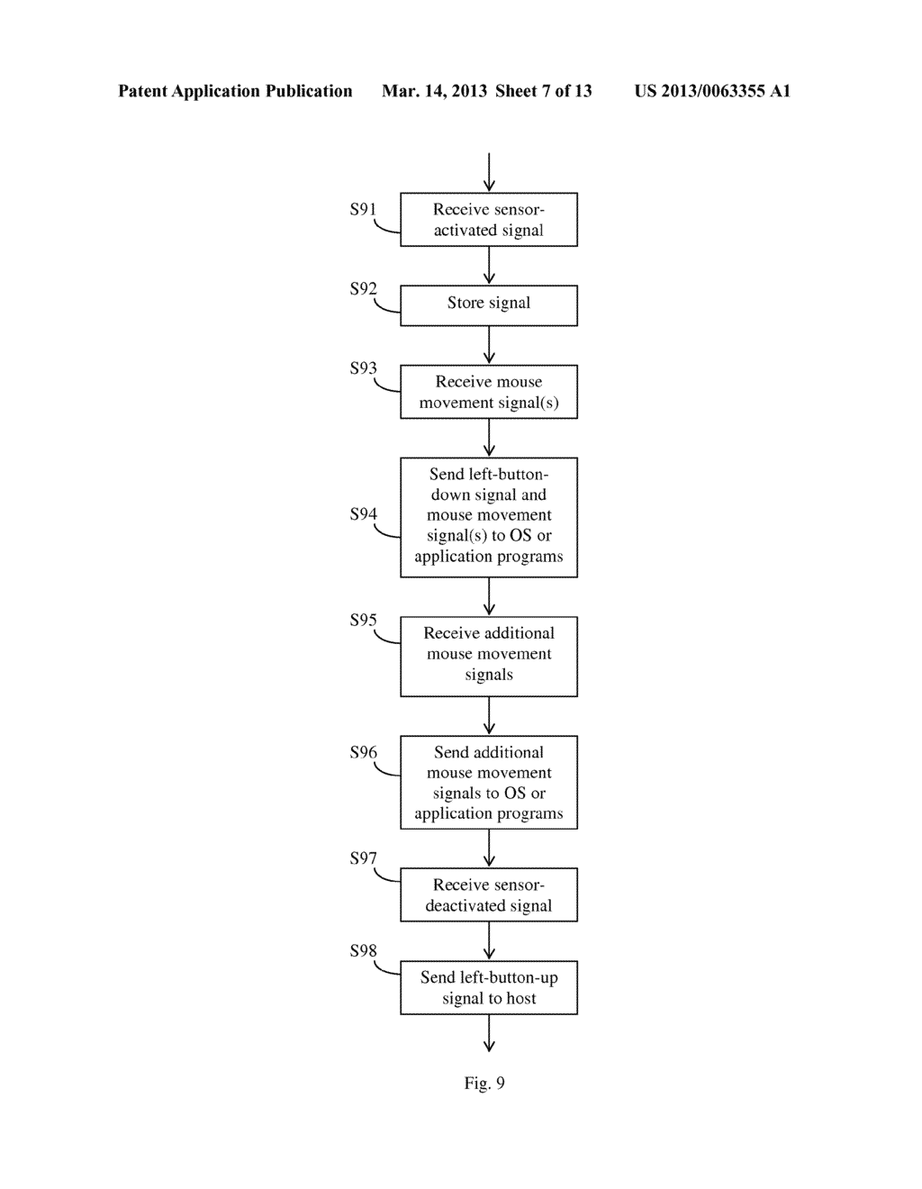 MOUSE WITH A FINGER TRIGGERED SENSOR - diagram, schematic, and image 08