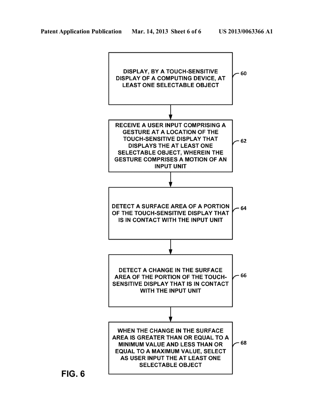 USER INPUTS OF A TOUCH-SENSITIVE DEVICE - diagram, schematic, and image 07