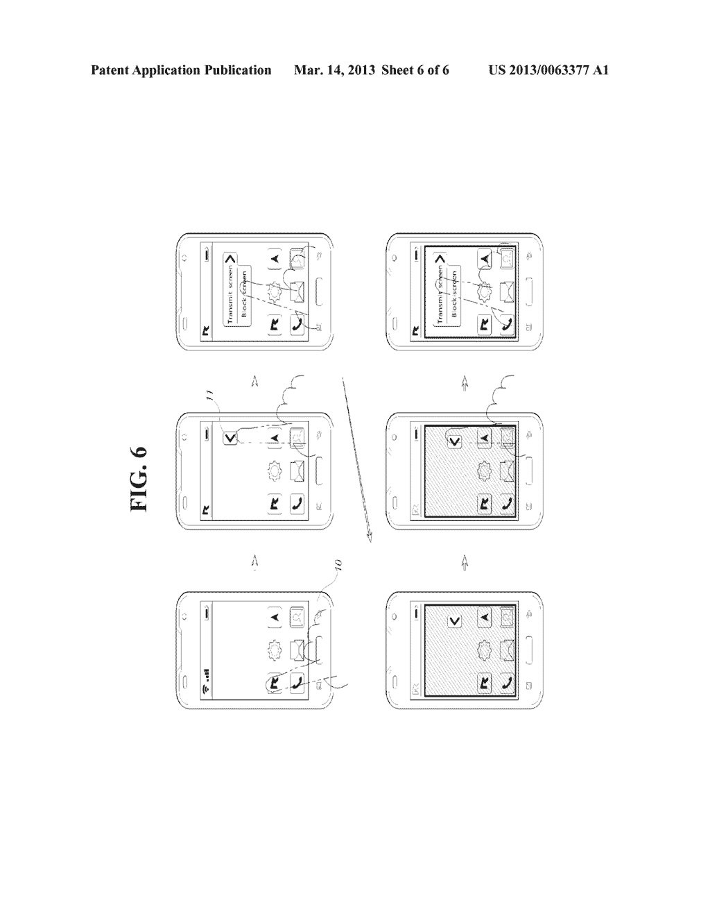 METHOD OF BLOCKING TRANSMISSION OF SCREEN INFORMATION OF MOBILE     COMMUNICATION TERMINAL WHILE PERFORMING REMOTE CONTROL USING ICON - diagram, schematic, and image 07