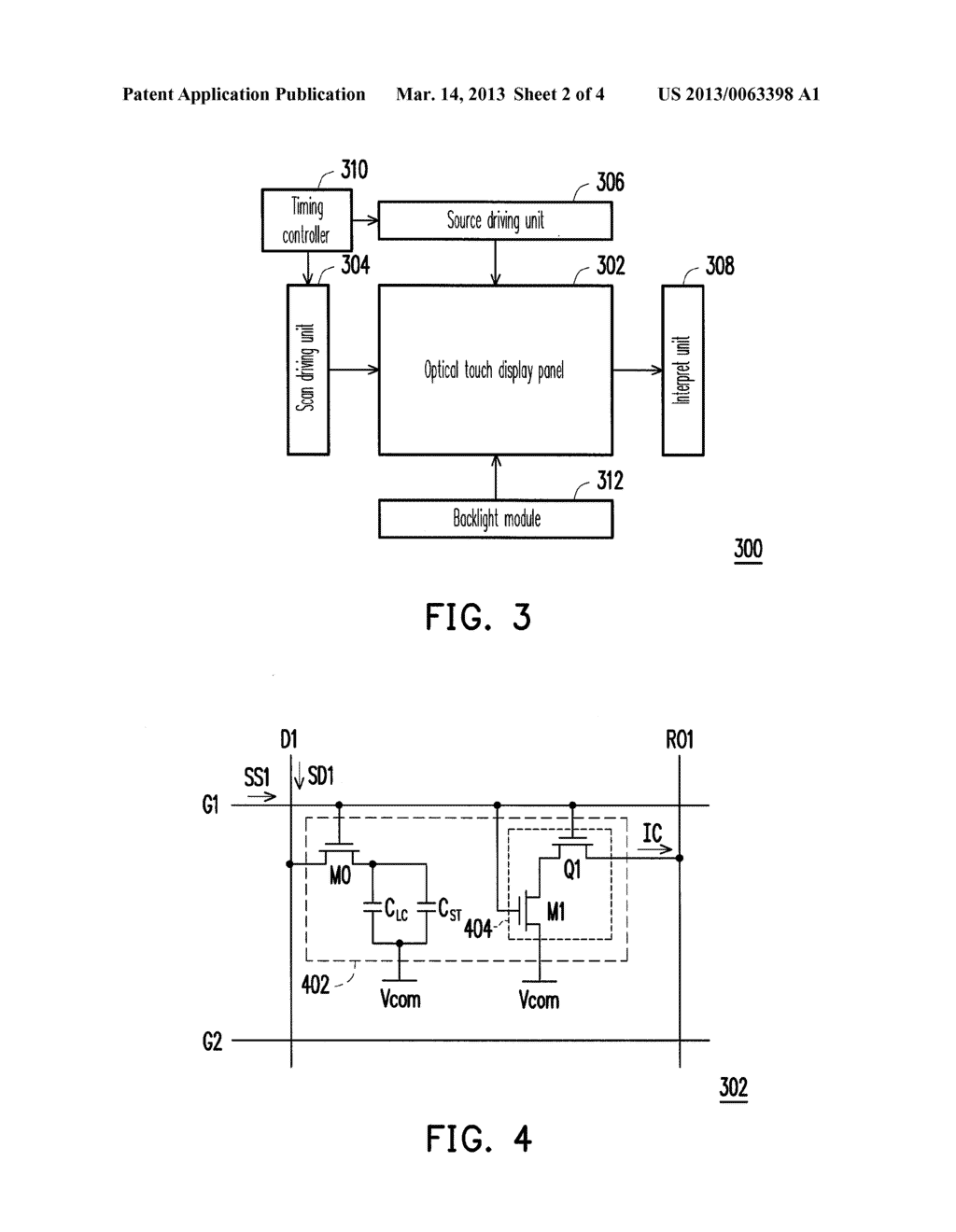 OPTICAL TOUCH DISPLAY PANEL AND TOUCH SENSING METHOD THEREOF - diagram, schematic, and image 03