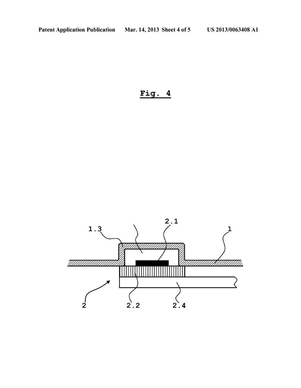 PROJECTION DEVICE, WHICH COMPRISES A PROJECTOR, A PROJECTION SURFACE, AND     A DATA PROCESSING SYSTEM, AND METHOD FOR OPERATING SAID PROJECTION DEVICE - diagram, schematic, and image 05