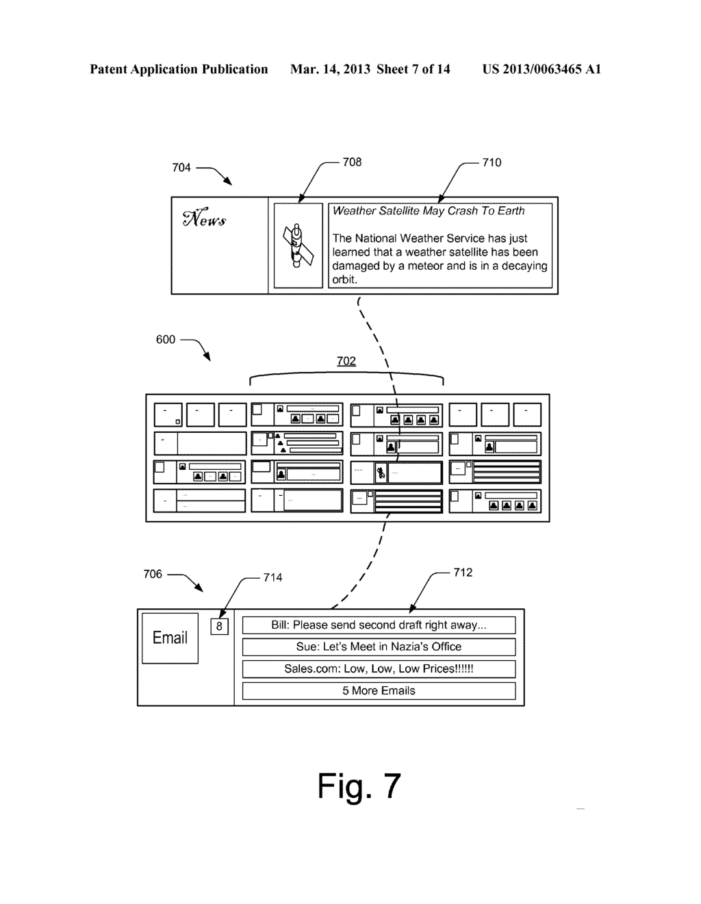 Progressively Indicating New Content in an Application-Selectable User     Interface - diagram, schematic, and image 08