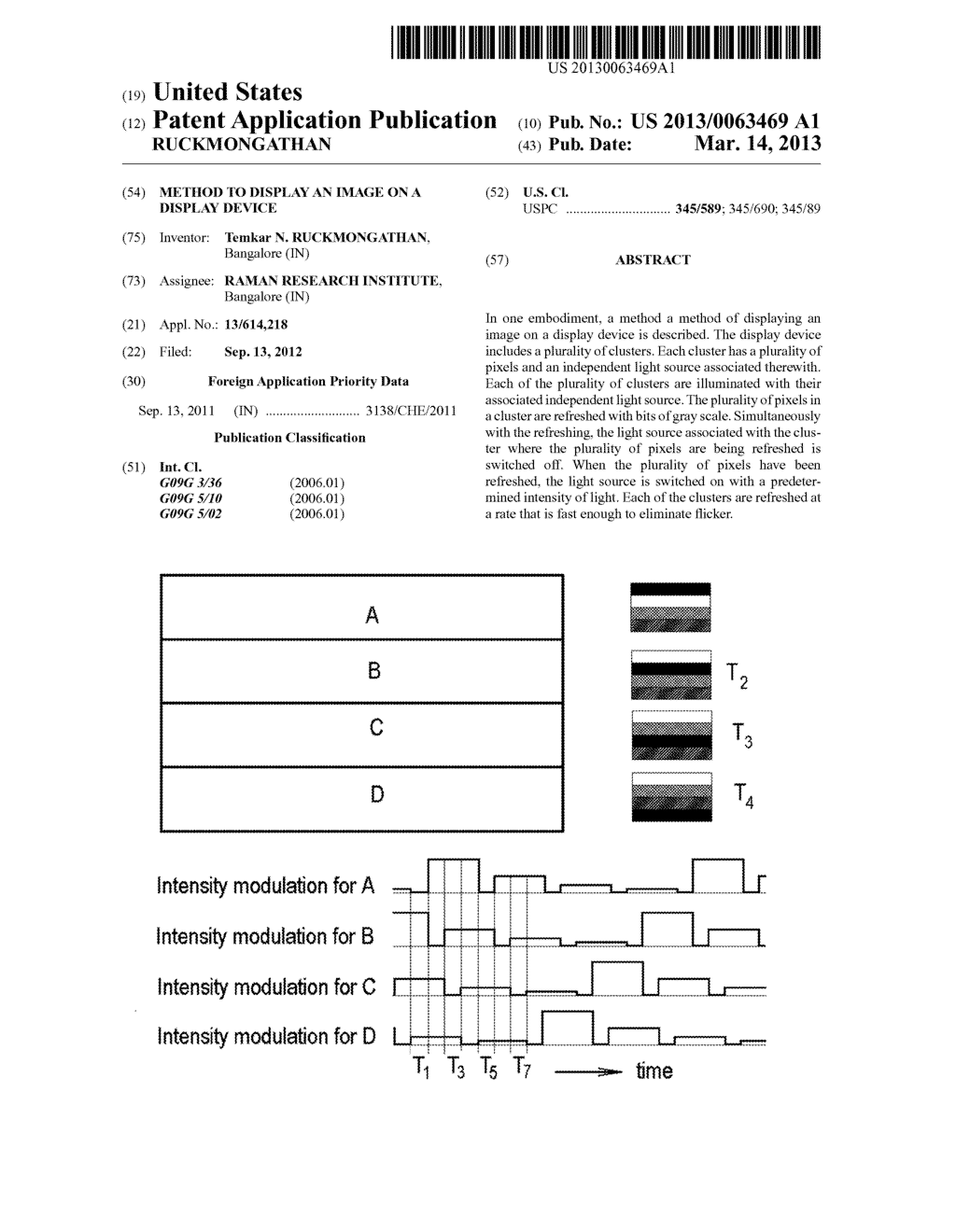 METHOD TO DISPLAY AN IMAGE ON A DISPLAY DEVICE - diagram, schematic, and image 01