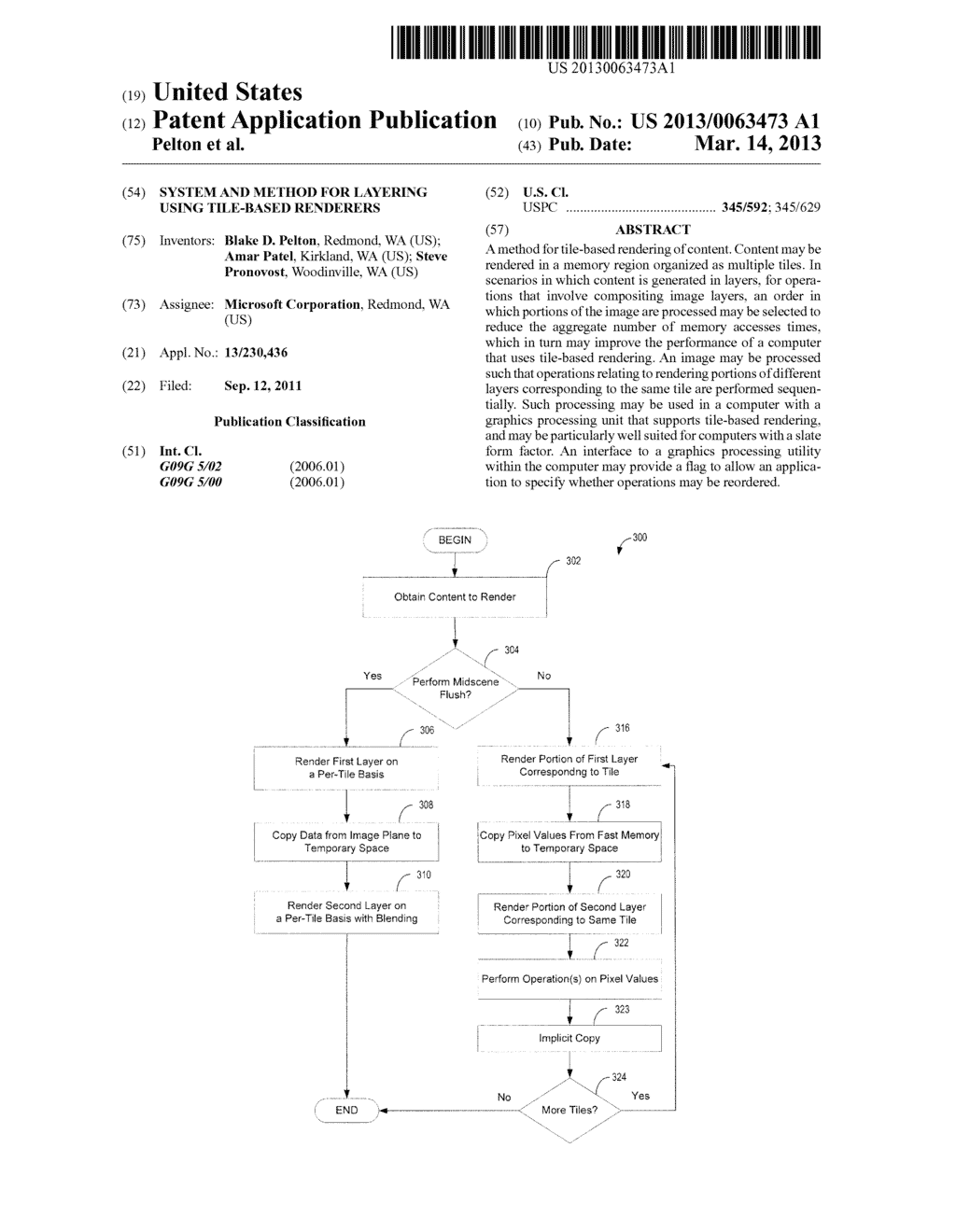 SYSTEM AND METHOD FOR LAYERING USING TILE-BASED RENDERERS - diagram, schematic, and image 01