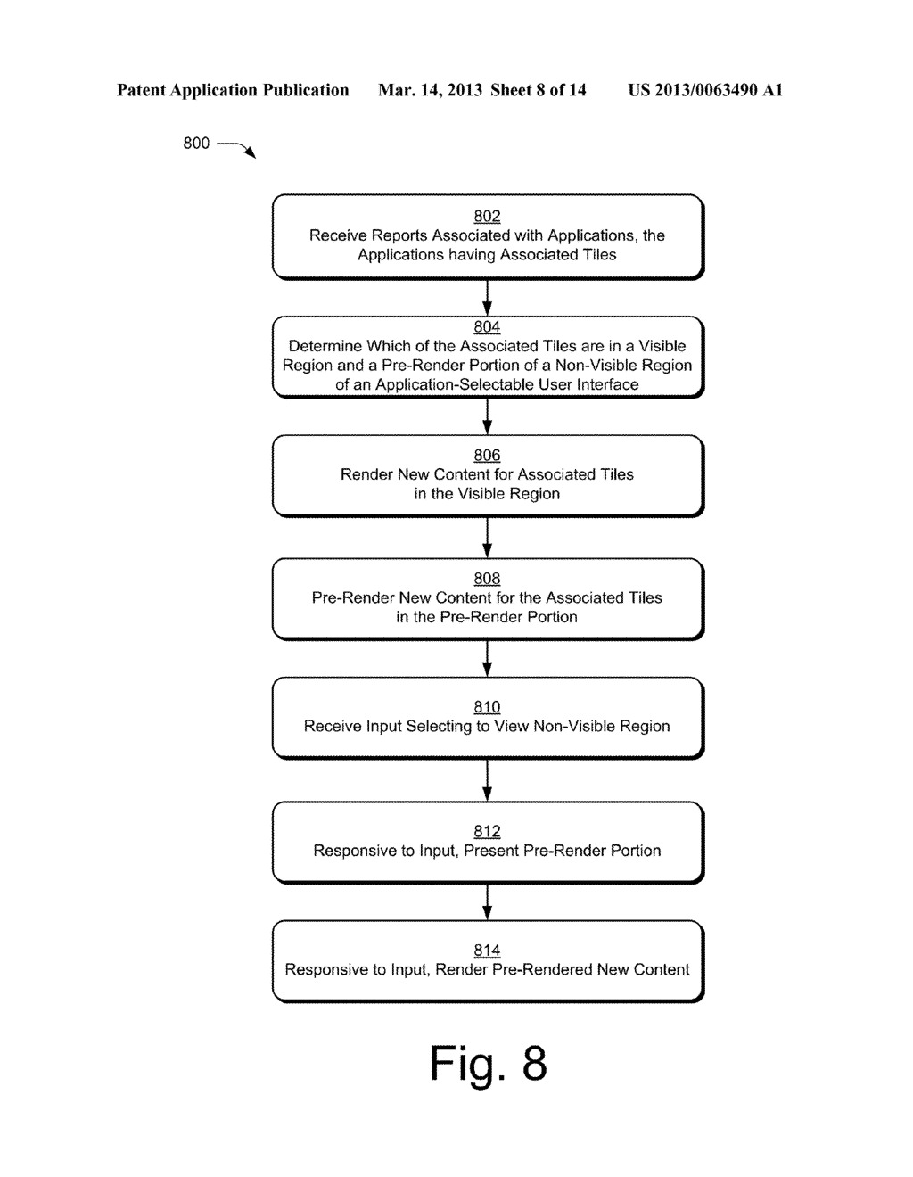 Progressively Indicating New Content in an Application-Selectable User     Interface - diagram, schematic, and image 09