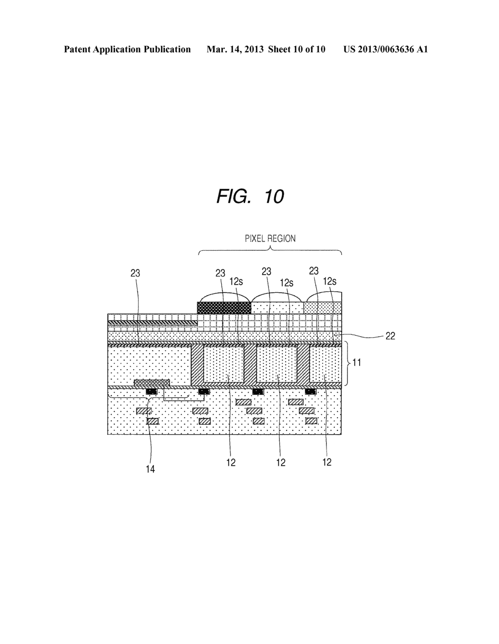 SOLID STATE IMAGING DEVICE, METHOD OF MANUFACTURING THE SAME, AND IMAGING     APPARATUS - diagram, schematic, and image 11