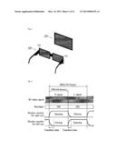 ACTIVE SHUTTER GLASSES AND A STEREOSCOPIC IMAGE PROJECTION SYSTEM diagram and image