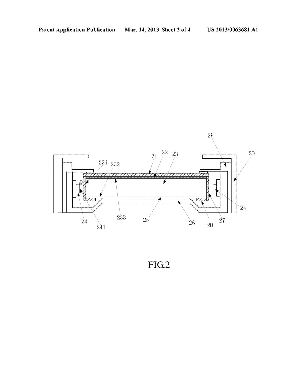 BACKLIGHT MODULE AND LIQUID CRYSTAL DISPLAY - diagram, schematic, and image 03