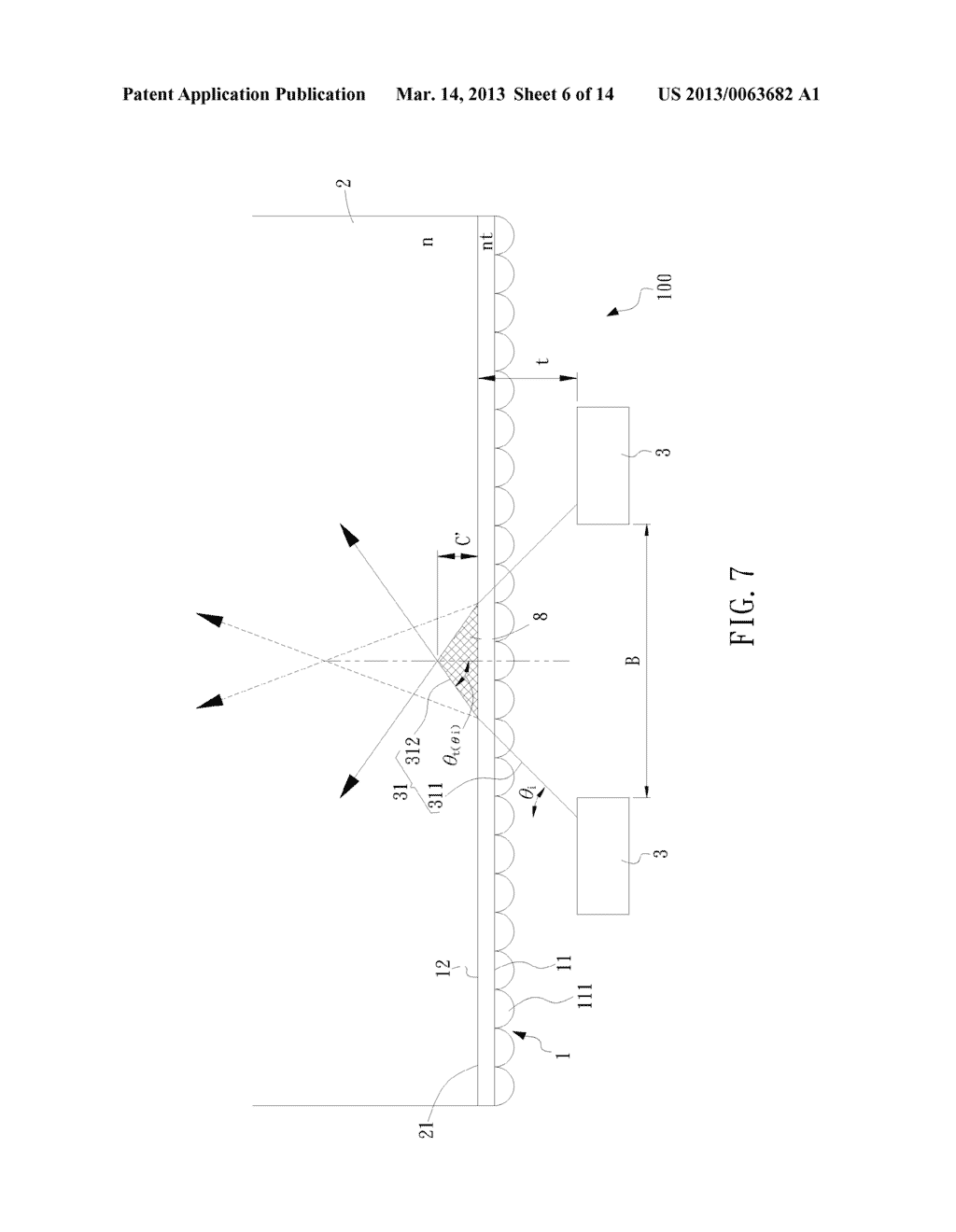 Optical Film and Backlight Module and LCD Device Having the Optical Film - diagram, schematic, and image 07