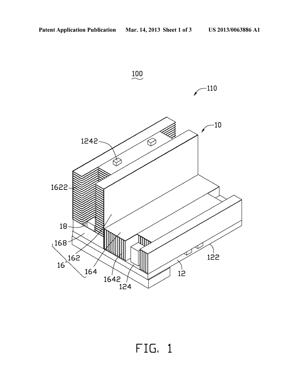 ELECTRONIC DEVICE USING HEAT DISSIPATION ASSEMBLY - diagram, schematic, and image 02