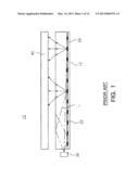 ASYMMETRIC SERRATED EDGE LIGHT GUIDE FILM HAVING CIRCULAR BASE SEGMENTS diagram and image