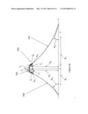 ASYMMETRIC SERRATED EDGE LIGHT GUIDE FILM HAVING CIRCULAR BASE SEGMENTS diagram and image