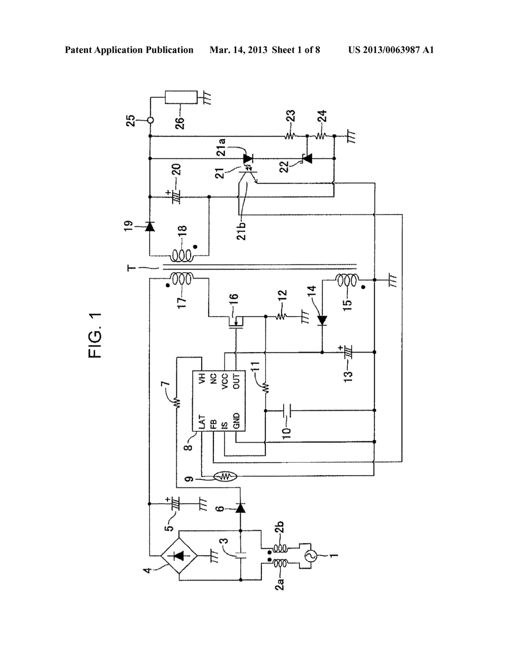 CONTROL CIRCUIT OF SWITCHING POWER SUPPLY SYSTEM AND SWITCHING POWER     SUPPLY SYSTEM - diagram, schematic, and image 02