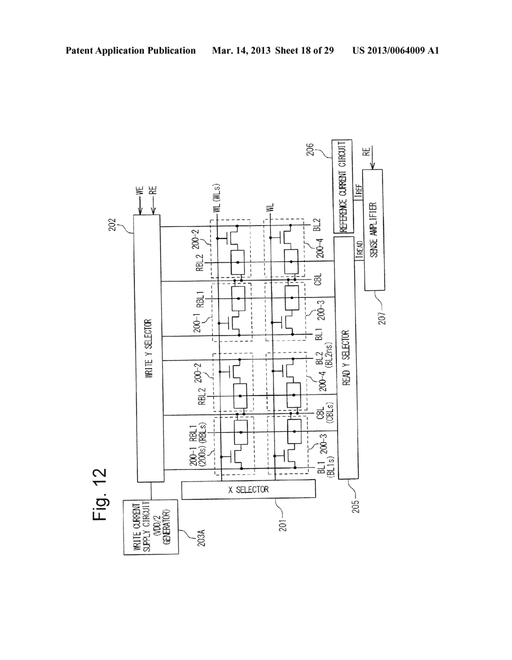 SIZE-REDUCED MAGNETIC MEMORY CELL - diagram, schematic, and image 19