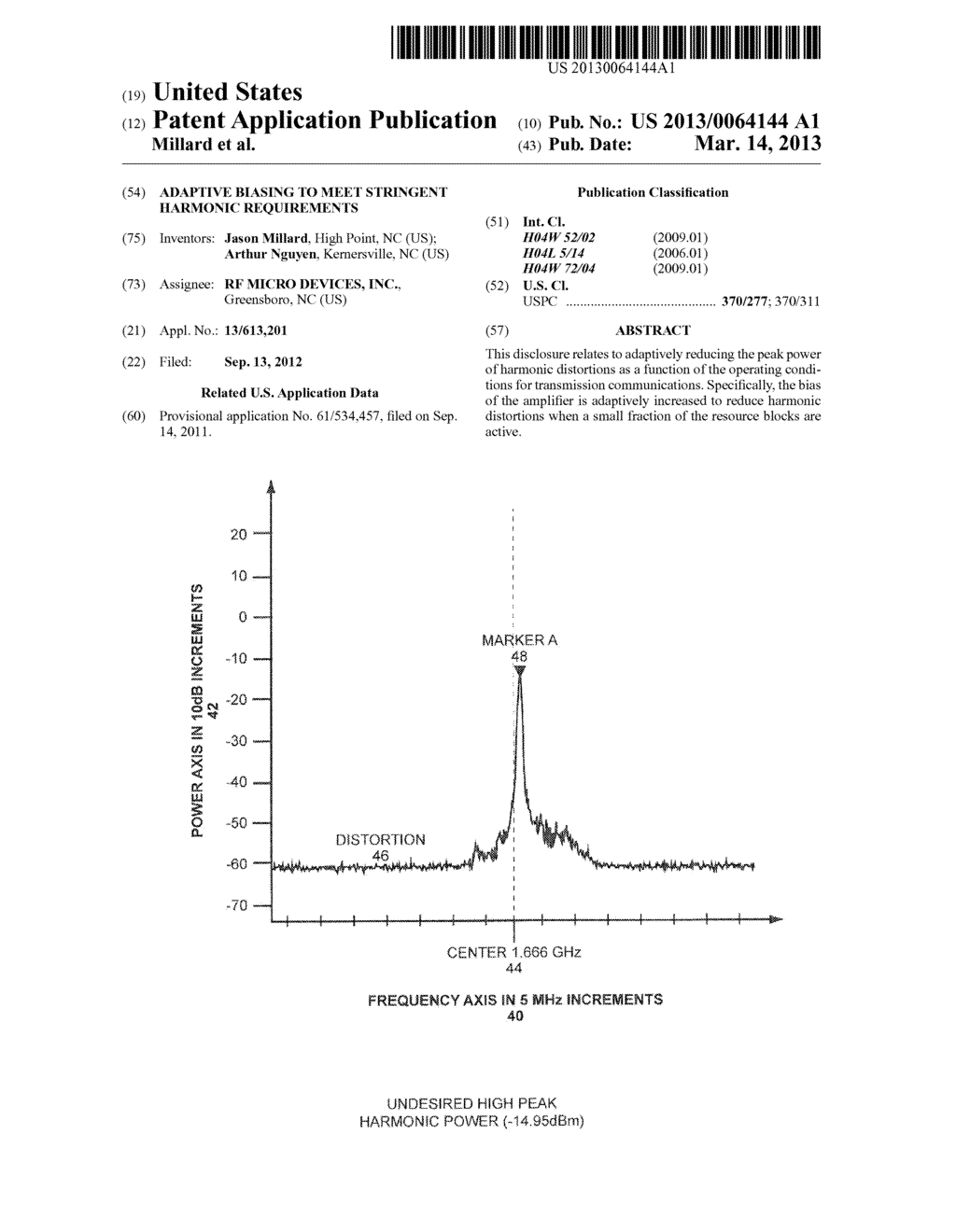 ADAPTIVE BIASING TO  MEET STRINGENT HARMONIC REQUIREMENTS - diagram, schematic, and image 01