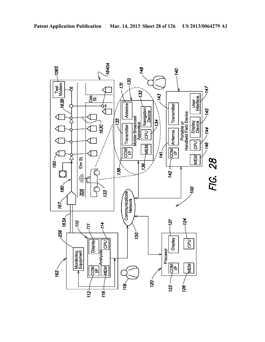 METHODS FOR INGRESS MITIGATION IN CABLE COMMUNICATION SYSTEMS INVOLVING     REPAIR, REPLACEMENT AND/OR ADJUSTMENT OF INFRASTRUCTURE ELEMENTS - diagram, schematic, and image 29