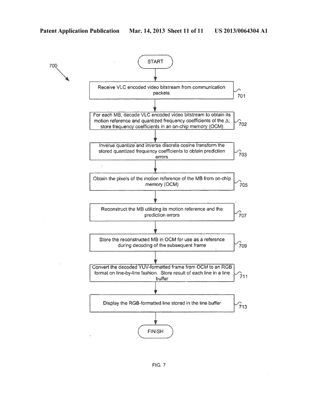 Method and System for Image Processing in a Microprocessor for Portable     Video Communication Devices - diagram, schematic, and image 12