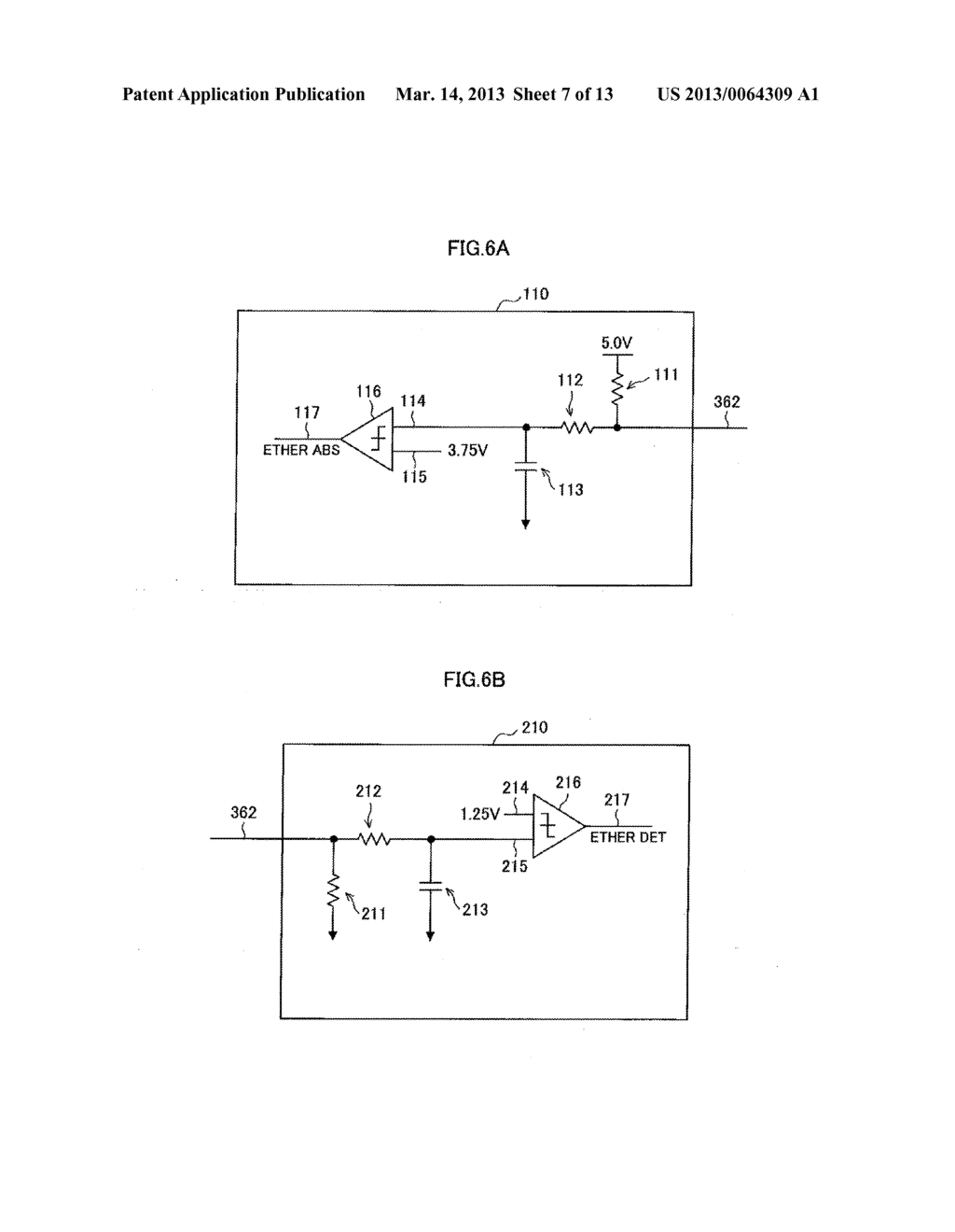 INTERFACE CIRCUIT FOR TRANSMITTING AND RECEIVING DIGITAL SIGNALS BETWEEN     DEVICES - diagram, schematic, and image 08