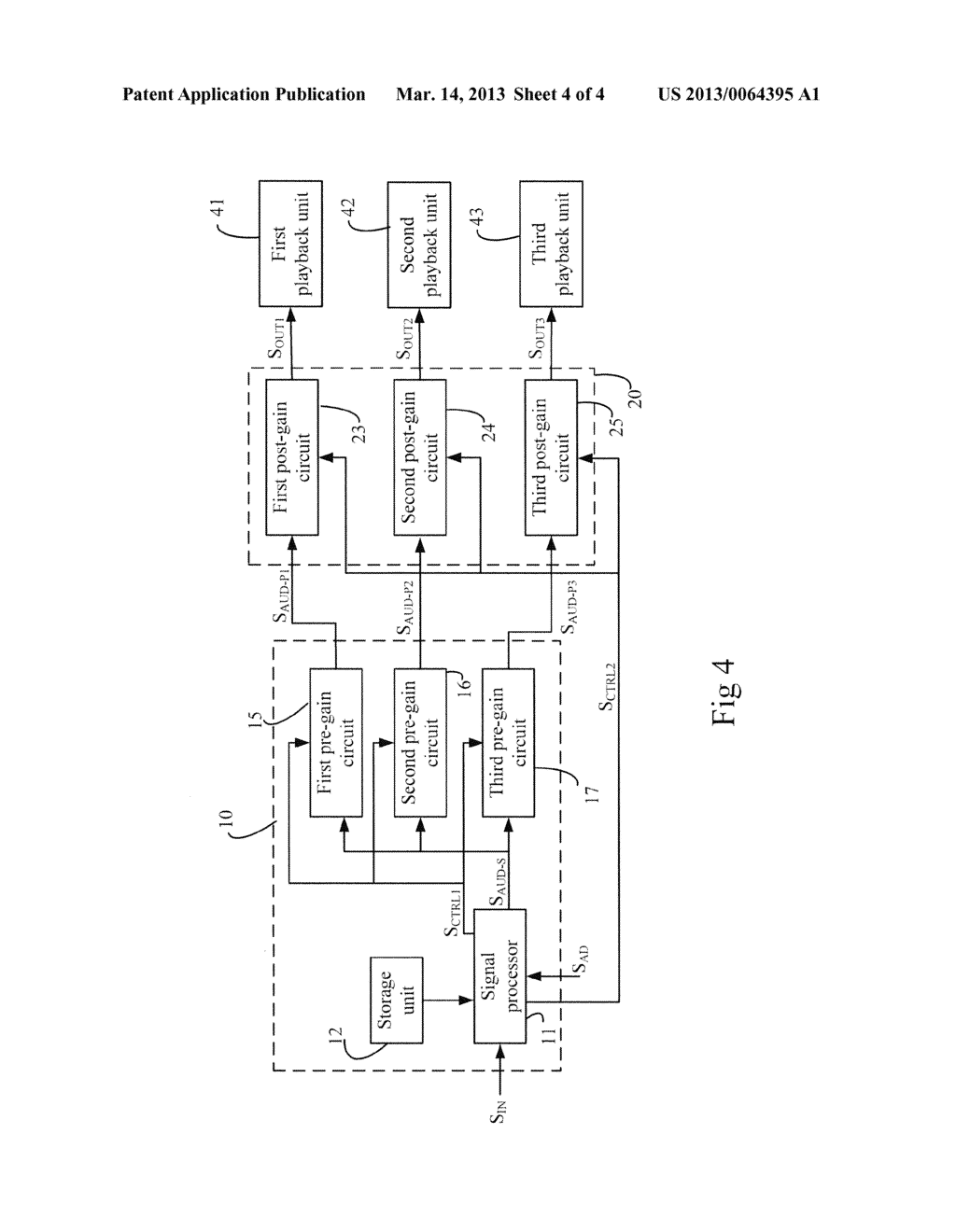 AUDIO AMPLIFIER CIRCUIT AND METHOD THEREOF - diagram, schematic, and image 05