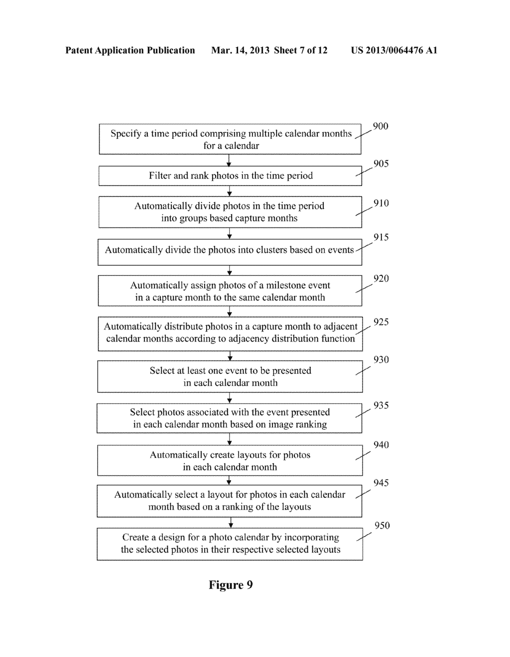 SYSTEM AND METHOD FOR AUTOMATICALLY CREATING A PHOTO CALENDAR - diagram, schematic, and image 08