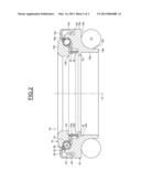 AXIAL THRUST BEARING DEVICE WITH A SEALING RING diagram and image