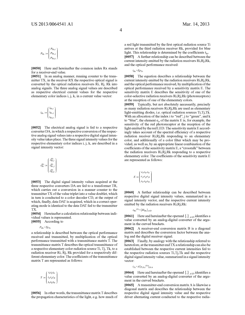 METHOD AND ARRANGEMENT FOR STABILIZING A COLOUR CODING METHOD FOR OPTICAL     TRANSMISSION OF DATA - diagram, schematic, and image 13