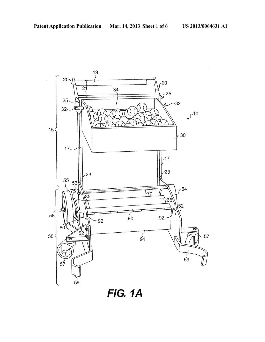 TENNIS BALL COLLECTION DEVICE - diagram, schematic, and image 02