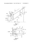 INTERMEDIATE HOUSING OF A GAS TURBINE HAVING AN OUTER BOUNDING WALL HAVING     A CONTOUR THAT CHANGES IN THE CIRCUMFERENTIAL DIRECTION UPSTREAM OF A     SUPPORTING RIB TO REDUCE SECONDARY FLOW LOSSES diagram and image