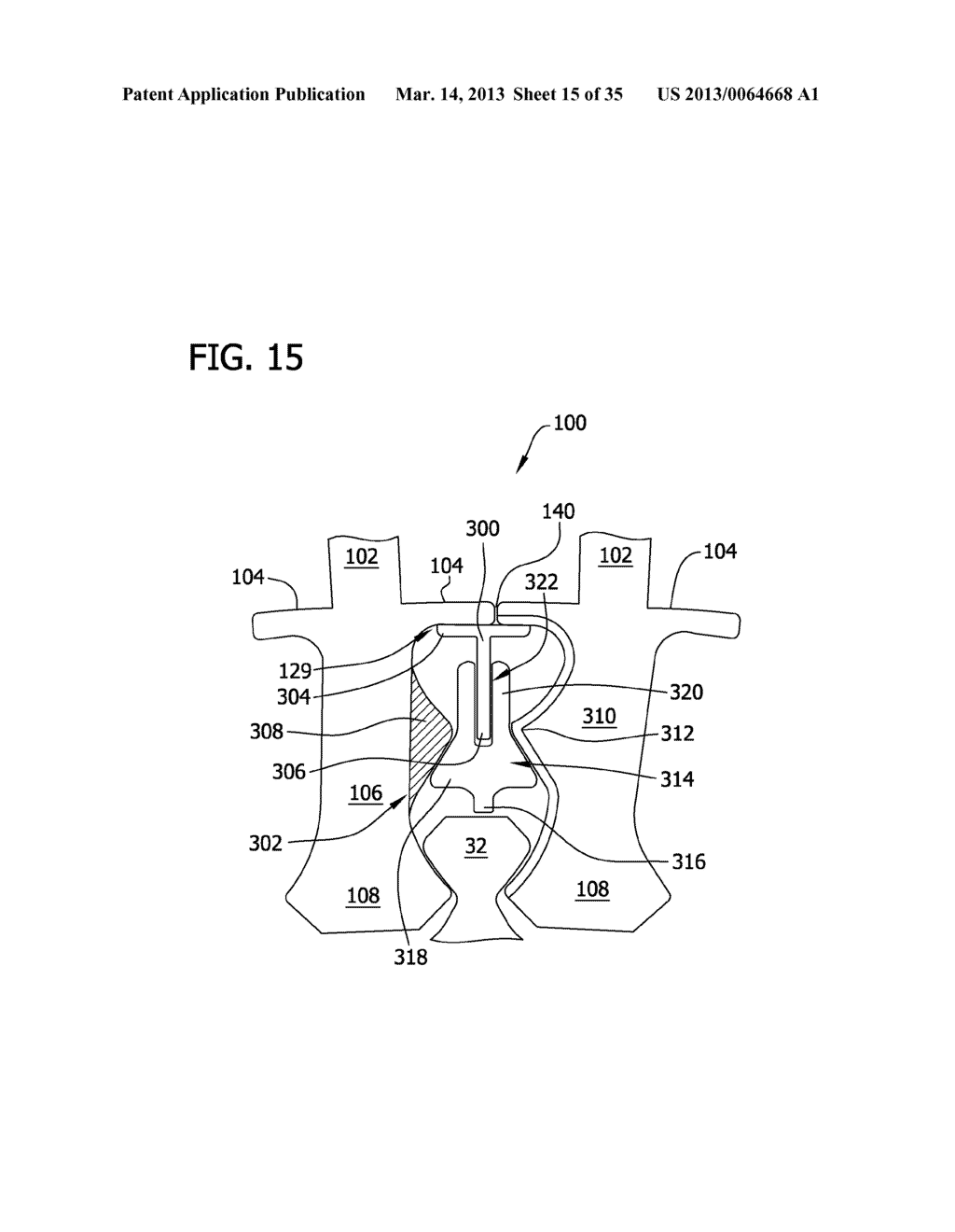 TURBINE ROTOR BLADE ASSEMBLY AND METHOD OF ASSEMBLING SAME - diagram, schematic, and image 16