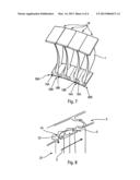 VORTEX GENERATORS FOR GENERATING VORTICES UPSTREAM OF A CASCADE OF     COMPRESSOR BLADES diagram and image