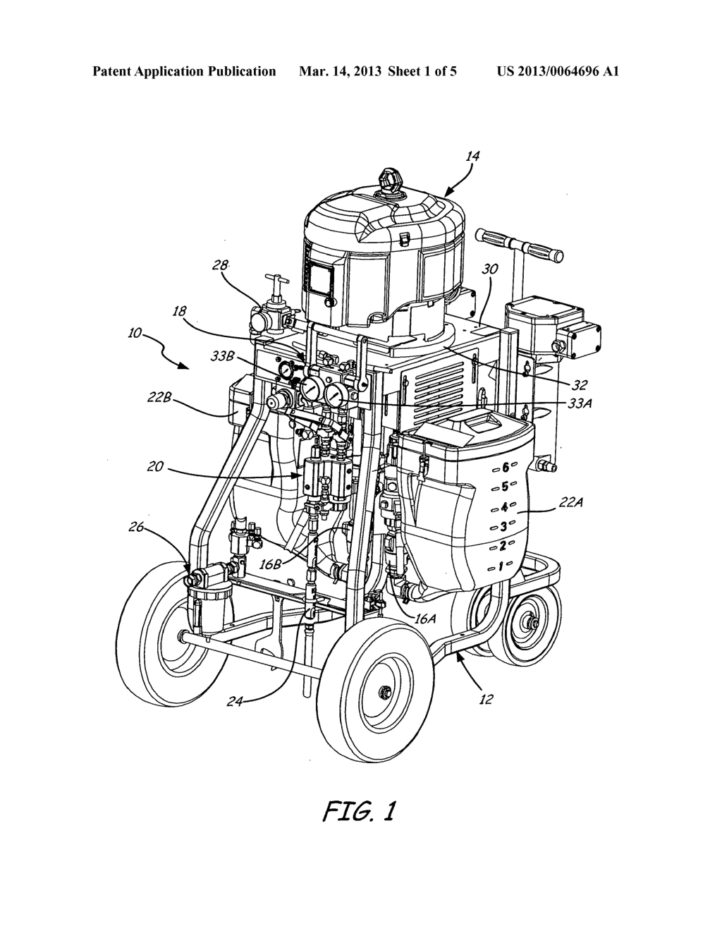 DUAL PUMP FLUID PROPORTIONER WITH ADJUSTABLE MOTOR POSITION - diagram, schematic, and image 02