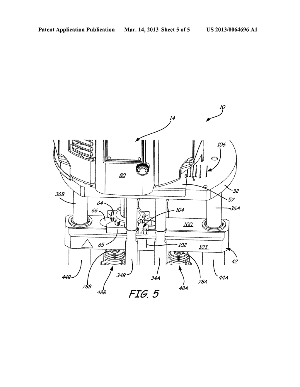 DUAL PUMP FLUID PROPORTIONER WITH ADJUSTABLE MOTOR POSITION - diagram, schematic, and image 06