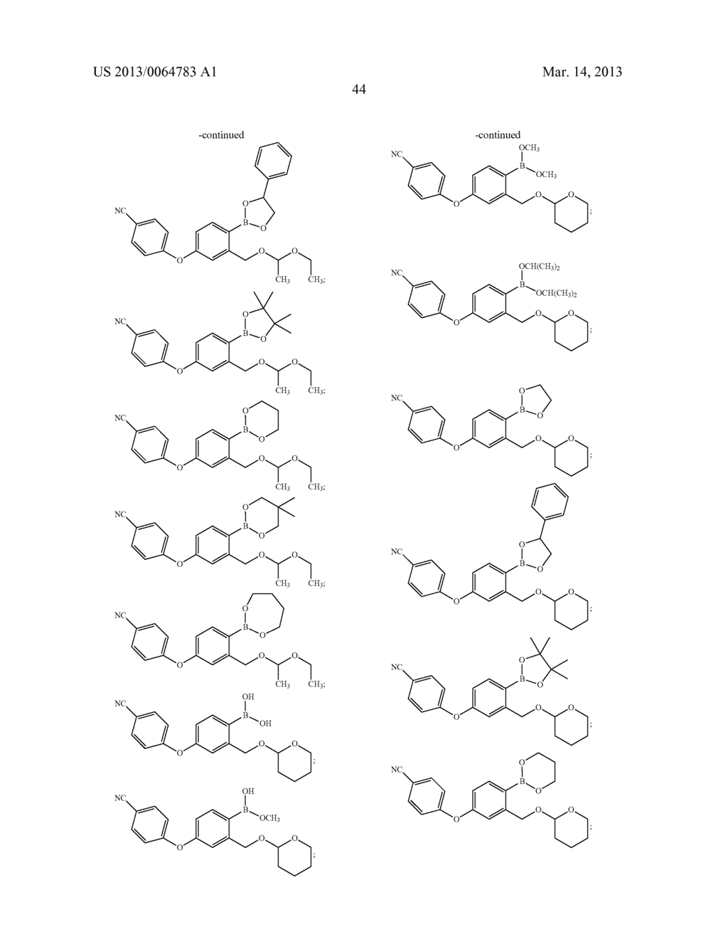 BORON-CONTAINING SMALL MOLECULES - diagram, schematic, and image 108