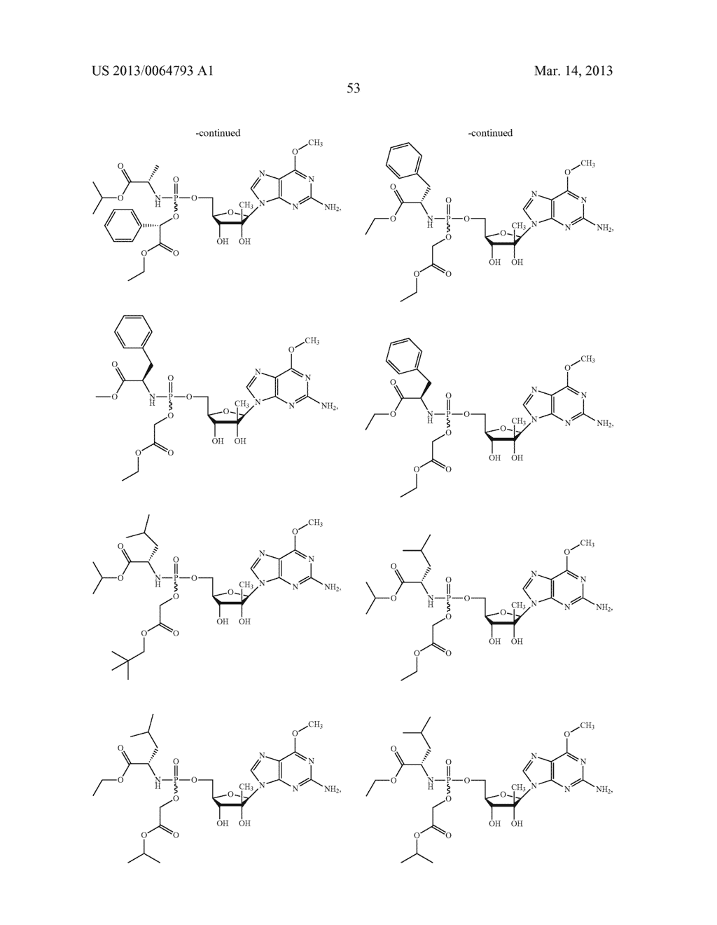 COMPOUNDS AND PHARMACEUTICAL COMPOSITIONS FOR THE TREATMENT OF VIRAL     INFECTIONS - diagram, schematic, and image 54