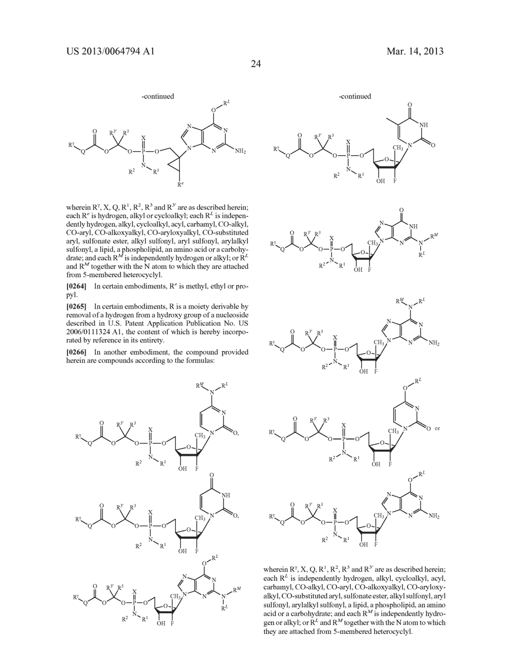 Substituted Carbonyloxymethylphosphoramidate Compounds and Pharmaceutical     Compositions for the Treatment of Viral Infections - diagram, schematic, and image 25