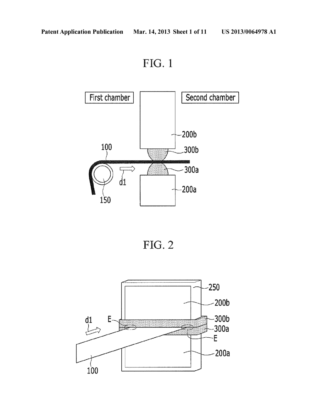 VACUUM ROLL-TO-ROLL DEVICE AND MANUFACTURING METHOD FOR ROLL-TYPE     SUBSTRATE - diagram, schematic, and image 02