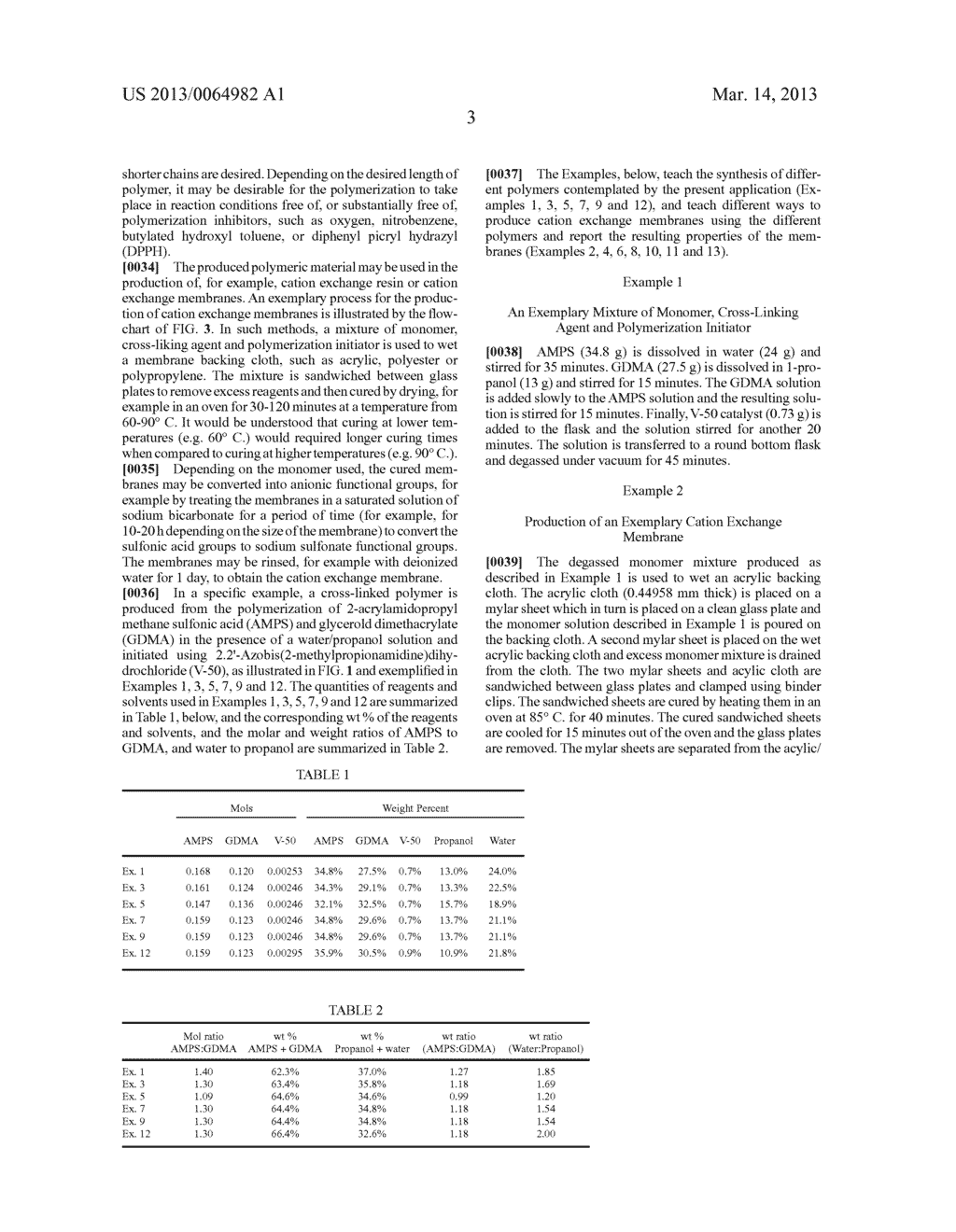 CATION EXCHANGE MATERIALS PREPARED IN AQUEOUS MEDIA - diagram, schematic, and image 07