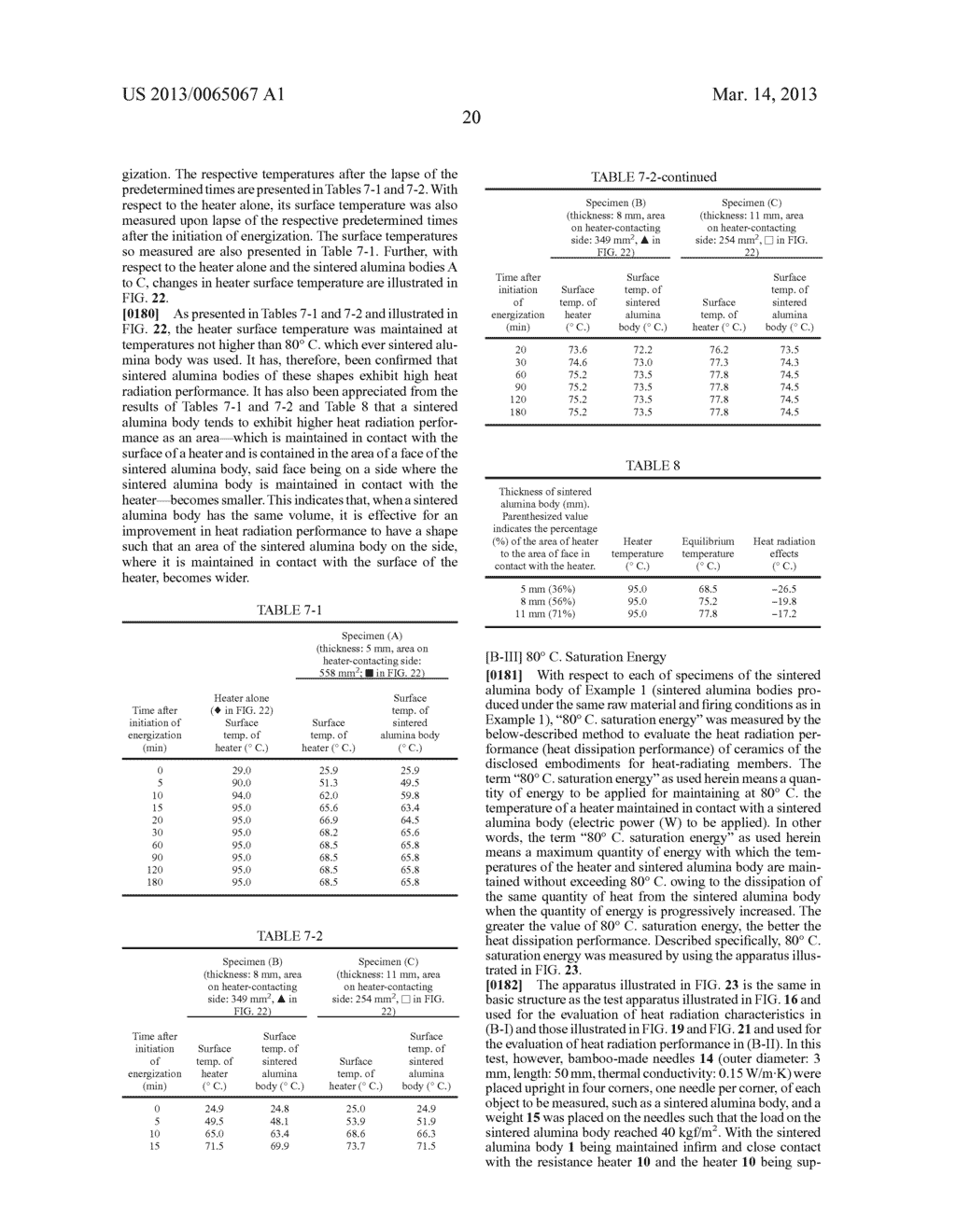 METHOD FOR PRODUCING CERAMIC FOR HEAT-RADIATING MEMBERS, CERAMIC FOR     HEAT-RADIATING MEMBERS, AND SOLAR CELL MODULE AND LED LIGHT-EMITTING     MODULE USING SAID CERAMIC - diagram, schematic, and image 41