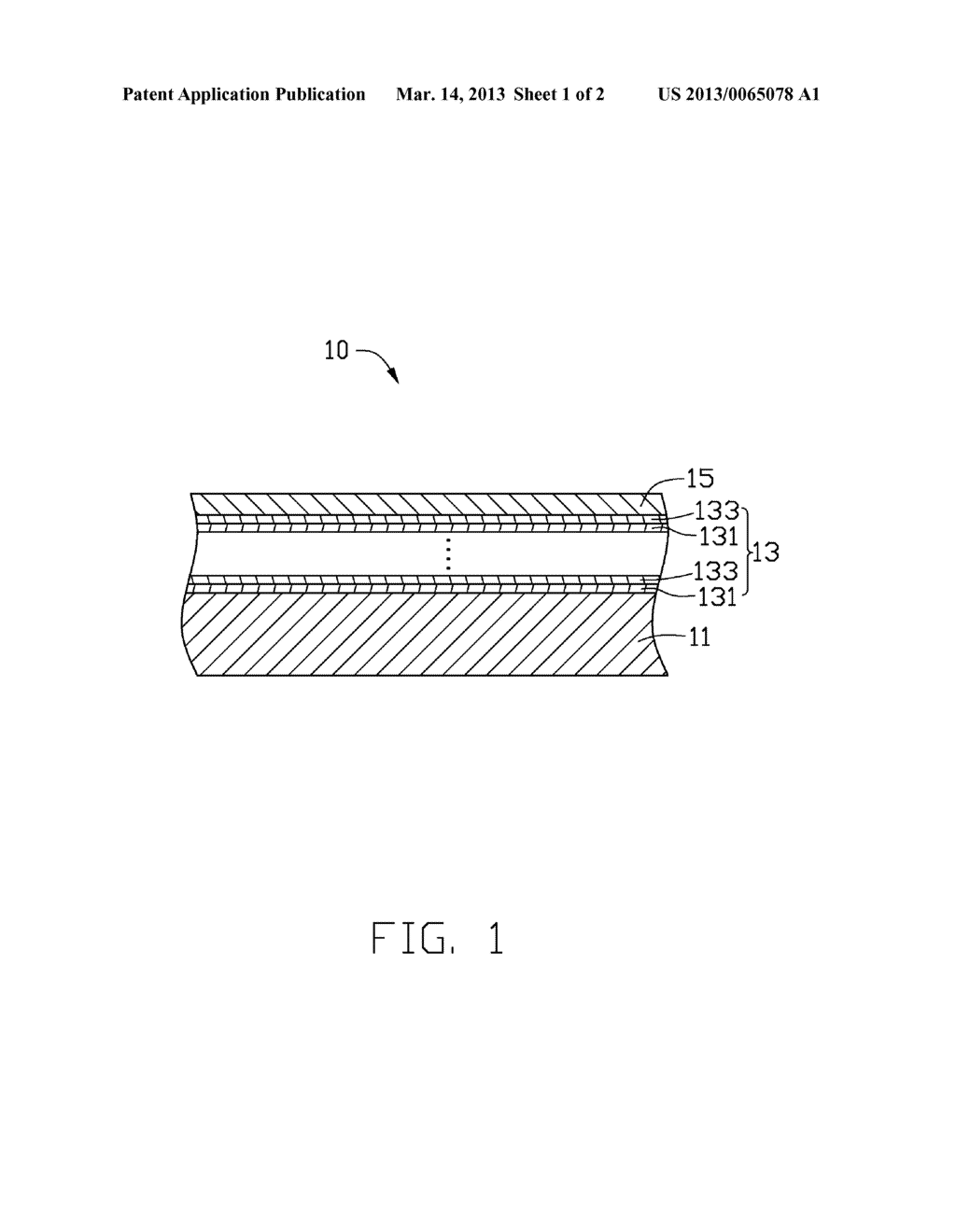 COATED ARTICLE AND METHOD FOR MAKING SAID ARTICLE - diagram, schematic, and image 02